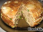 кулинария, кухня, рецепты, блины, блинный пирог, пироги, горбуша, масленица, рецепты блинов